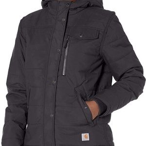 Carhartt Women’s Utility Jacket Rain Defender XXL Black like new
